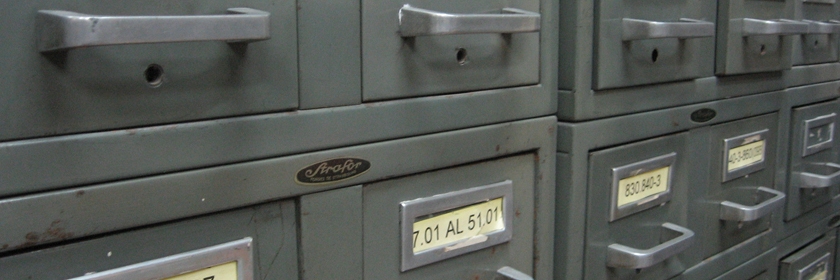 Old style document management system.